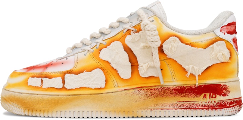 【客製球鞋】Nike Air Force 1 Low 空軍一號 萬靈之夜 萬聖節 布貼 涂鸦 防滑減震 低筒 板鞋 女款 橙色 Buy 【客製球鞋】Nike Air Force 1 Low 空軍一號 萬靈之夜 萬聖節 布貼 涂鸦 防滑減震 低筒 板鞋 女款 橙色