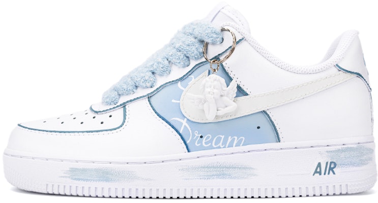 (W) カスタム エアフォース1 ロー 白青エンジェル DD8959-100(Team18-AF1蓝色美梦天使) Buy (W) カスタム エアフォース1 ロー 白青エンジェル DD8959-100(Team18-AF1蓝色美梦天使)