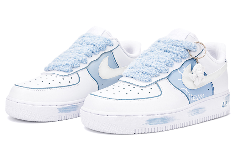 Lookbook (W) カスタム エアフォース1 ロー 白青エンジェル DD8959-100(Team18-AF1蓝色美梦天使）