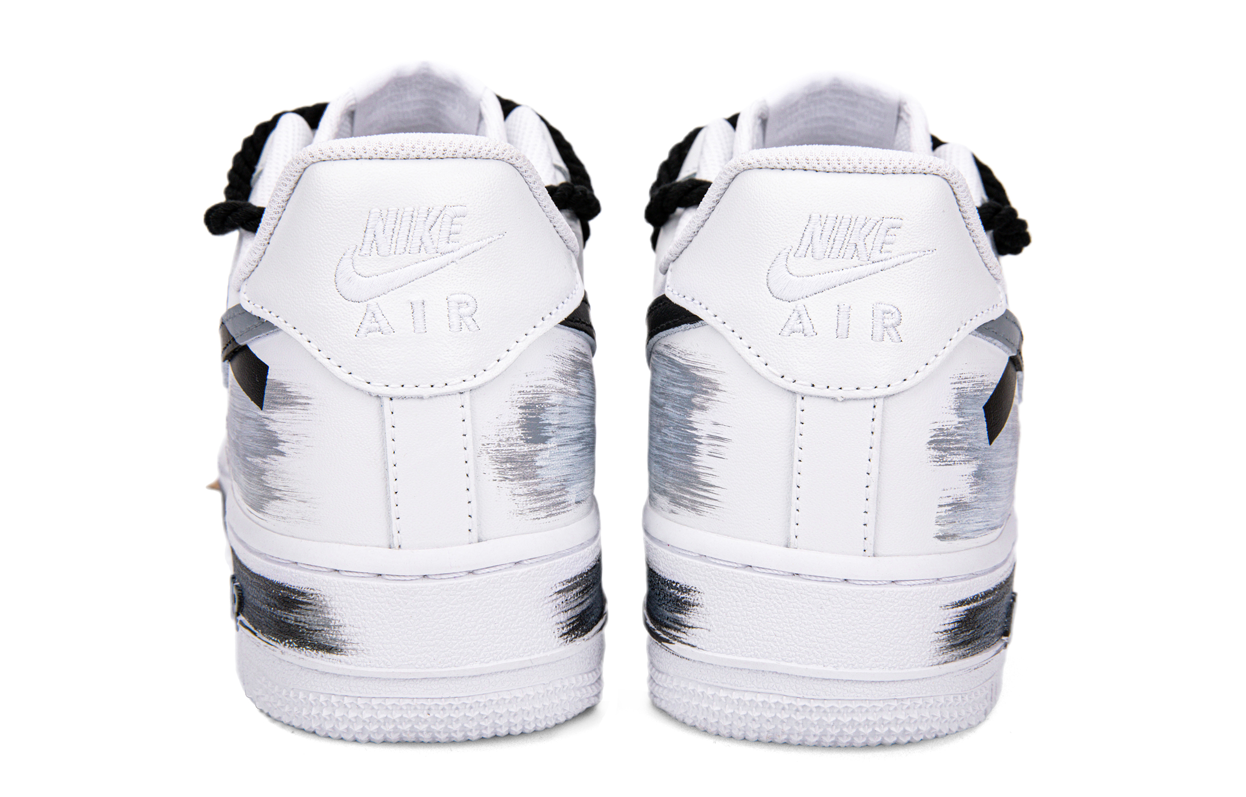 Purchase (W) [定制鞋款] 耐克 Air Force 1 Low '手绘碎裂空间三勾灰色' DD8959-100(Team18-AF1断裂钩子水泥灰）