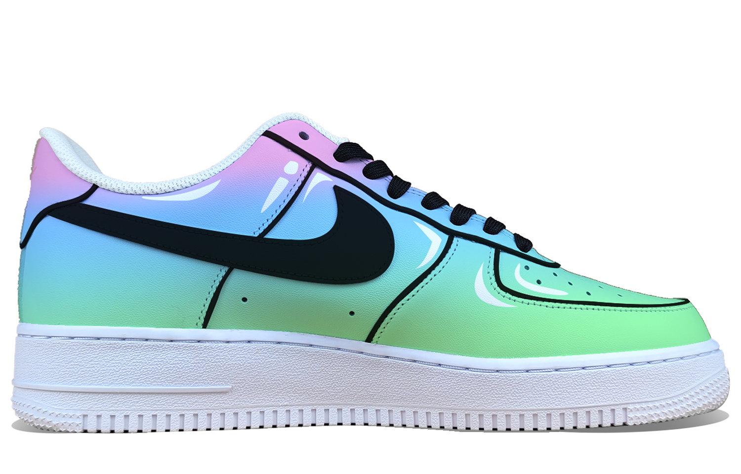 Order (W) [定制鞋] 耐克空军一号低帮 '夏威夷海岸' DD8959-100(Team50-夏威夷海岸女）