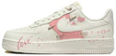 Buy (W) Zapatillas Nike Air Force 1 Low 'Corazón Rosa Blanco Oro' FV3654-111(Team10-比心玫瑰)