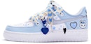 Buy (W) Zapatillas Nike Air Force 1 Low 'Heart Sniper Azul Blanco' DD8959-100(TeamR-女款爱心狙击S-BOX)