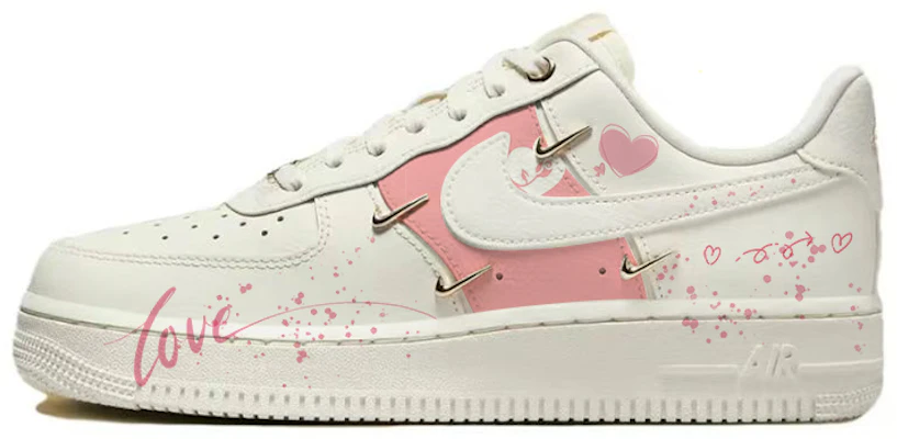 (W) Zapatillas Nike Air Force 1 Low 'Corazón Rosa Blanco Oro' FV3654-111(Team10-比心玫瑰) Order (W) Zapatillas Nike Air Force 1 Low 'Corazón Rosa Blanco Oro' FV3654-111(Team10-比心玫瑰)