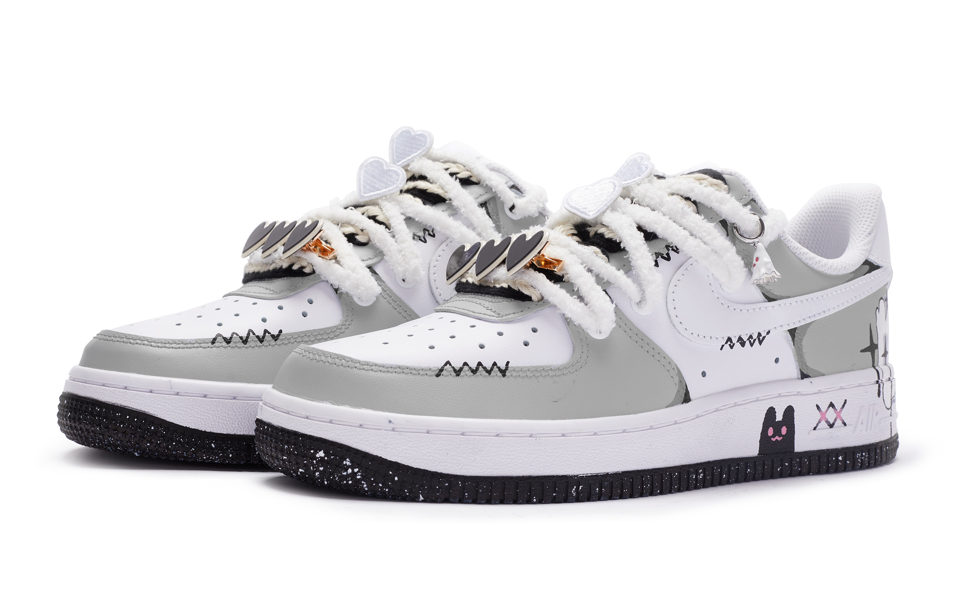 Lookbook (W) ナイキ エアフォース1 LOW "ハートのいたずら" (Nike AF1 LOW "ハートのいたずら") DD8959-100(TeamR-女款偷心恶作剧S-BOX)