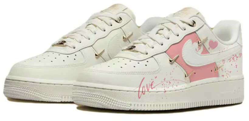(W) Zapatillas Nike Air Force 1 Low 'Corazón Rosa Blanco Oro' FV3654-111(Team10-比心玫瑰) Shop (W) Zapatillas Nike Air Force 1 Low 'Corazón Rosa Blanco Oro' FV3654-111(Team10-比心玫瑰)