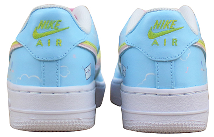 Shop (W) Zapatillas Nike Air Force 1 Low 'Hello Kitty Cinnamoroll Arcoíris' 314192-117(Team叁-女款喷绘手绘彩虹玉桂狗)
