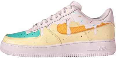 【客製化球鞋】Nike Air Force 1 Low 空軍一號 冰淇淋 休閒 耐磨防滑 低筒 板鞋 女款 淺黃綠 Buy 【客製化球鞋】Nike Air Force 1 Low 空軍一號 冰淇淋 休閒 耐磨防滑 低筒 板鞋 女款 淺黃綠