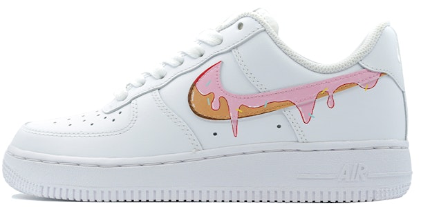 【定製球鞋】Nike Air Force 1 Low 玖製 空軍一號 冰淇淋海浪定製 鴛鴦勾 甜甜圈 馬卡龍 夏日限定 板鞋 女款 白 Buy 【定製球鞋】Nike Air Force 1 Low 玖製 空軍一號 冰淇淋海浪定製 鴛鴦勾 甜甜圈 馬卡龍 夏日限定 板鞋 女款 白