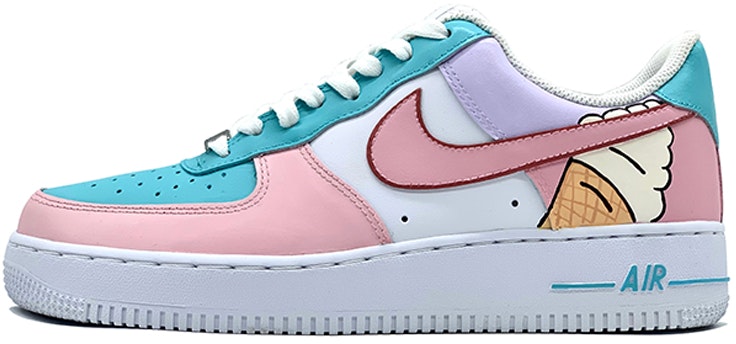 custom-shoes-women-nike-air-force-1-low-ice-cream