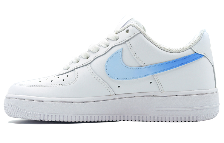 Lookbook 【定製球鞋】Nike Air Force 1 Low 玖製 空軍一號 冰淇淋海浪定製 鴛鴦勾 甜甜圈 馬卡龍 夏日限定 板鞋 女款 白