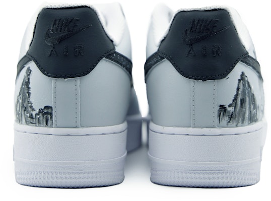 【定製球鞋】 Nike Air Force 1 Low 簡約 水墨漸變 清風煙雨 低筒 板鞋 女款 灰白 Shop 【定製球鞋】 Nike Air Force 1 Low 簡約 水墨漸變 清風煙雨 低筒 板鞋 女款 灰白
