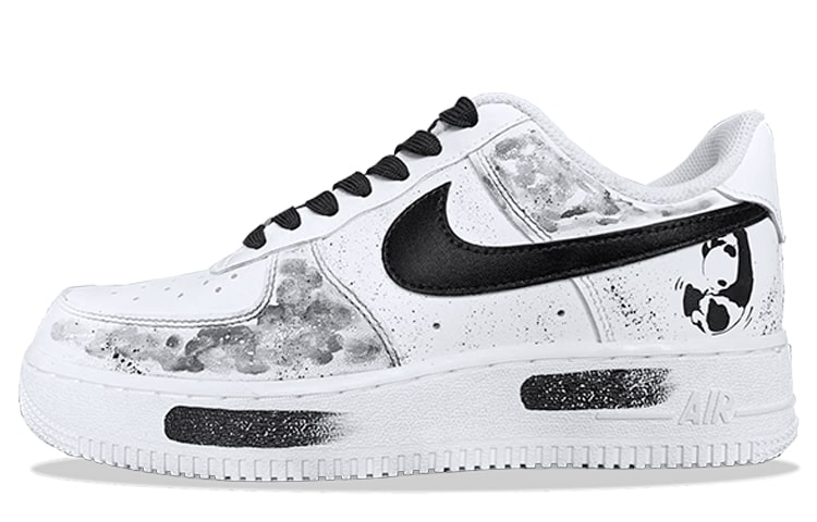 Buy (W) Nike Air Force 1 Low "墨流し" カスタム DD8959-100(Team21-女款熊猫水墨)