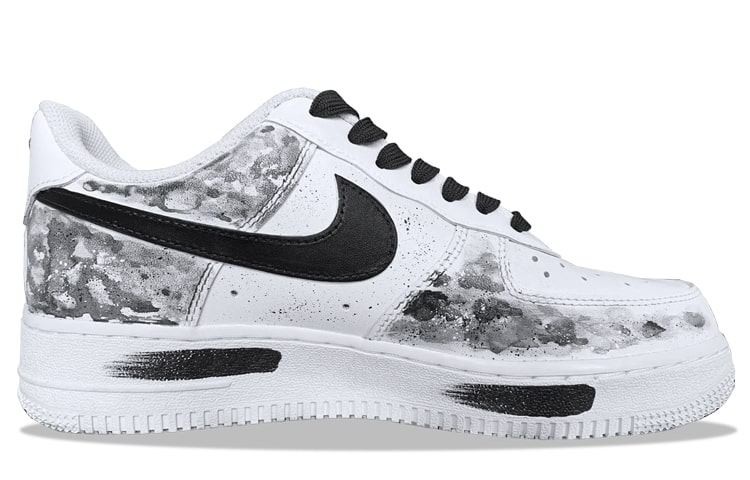 Order (W) Nike Air Force 1 Low "墨流し" カスタム DD8959-100(Team21-女款熊猫水墨)
