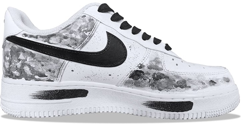 (W) Nike Air Force 1 Low "墨流し" カスタム DD8959-100(Team21-女款熊猫水墨) Order (W) Nike Air Force 1 Low "墨流し" カスタム DD8959-100(Team21-女款熊猫水墨)