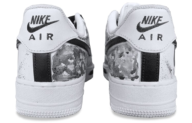 Shop (W) Nike Air Force 1 Low "墨流し" カスタム DD8959-100(Team21-女款熊猫水墨)