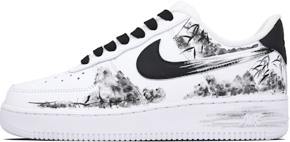 (W) 【カスタムシューズ】(女性用) ナイキ エア フォース 1 ロー 'インクド モノクローム' DD8959-100(Team78-女款无关风月) Buy (W) 【カスタムシューズ】(女性用) ナイキ エア フォース 1 ロー 'インクド モノクローム' DD8959-100(Team78-女款无关风月)