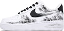 Buy (W) 나이키 에어포스 1 '잉크드 모노크롬' (커스텀) DD8959-100(Team78-女款无关风月)