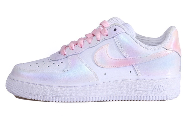 [Custom Shoes] (W) Nike Air Force 1 Low 'Iridescent Pearl - White Pink'