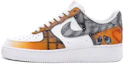 Buy 【定製球鞋】 Nike Air Force 1 Low 07 空軍一號 鋼鐵之心白電影主題定製 耐磨防滑 休閒 防滑耐磨 低幫 板鞋 女款 橙灰