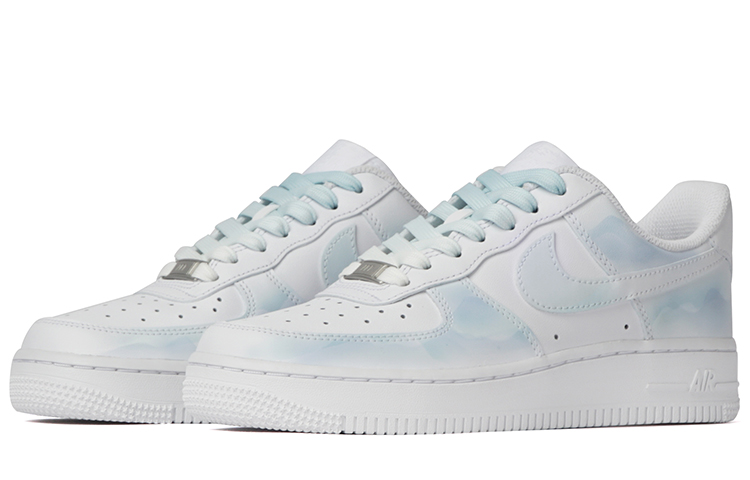 Shop (W) 나이키 에어포스 1 로우 '강남 안개' (Nike AF1 로우 '강남 안개' is shorter if allowed) DD8959-100(Team拾柒-女款光变江南烟雨板鞋)