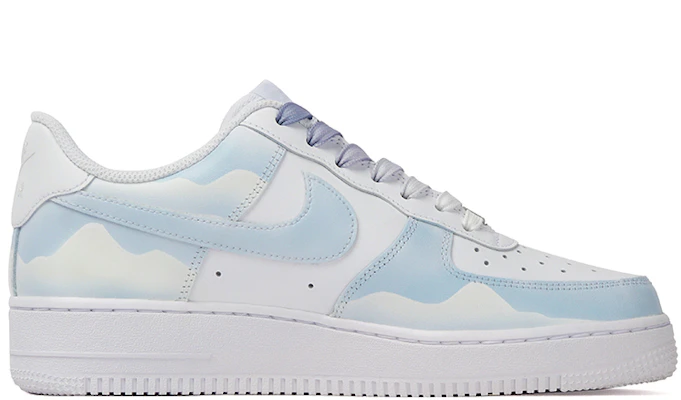 【訂製球鞋】Nike Air Force 1 Low 閃光變色 江南煙雨 中國風 夏日 漸變 高級感 低筒 板鞋 女式 冰藍 Purchase 【訂製球鞋】Nike Air Force 1 Low 閃光變色 江南煙雨 中國風 夏日 漸變 高級感 低筒 板鞋 女式 冰藍
