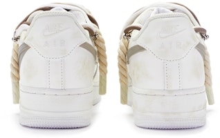 【定制球鞋】 Nike Air Force 1 Low T10 雙鞋帶 手繪噴繪 低幫 板鞋 女款 咖啡白 Purchase 【定制球鞋】 Nike Air Force 1 Low T10 雙鞋帶 手繪噴繪 低幫 板鞋 女款 咖啡白