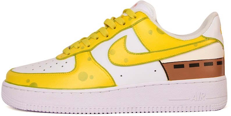 【訂製球鞋】 Nike Air Force 1 Low 空軍一號 兒童節 海綿寶寶派大星鴛鴦兒童節主題訂製 低幫 板鞋 女款 粉黃 Buy 【訂製球鞋】 Nike Air Force 1 Low 空軍一號 兒童節 海綿寶寶派大星鴛鴦兒童節主題訂製 低幫 板鞋 女款 粉黃