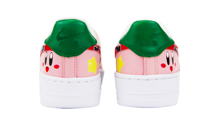 [Custom Shoes] (W) Nike Air Force 1 Low 'Kirby Pink Yellow' 圖 4