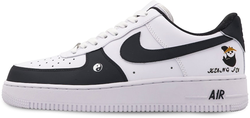 【訂製球鞋】Nike Air Force 1 Low 功夫熊貓 功夫 復古 耐磨 簡約 百搭 低筒 板鞋 女款 黑白 Buy 【訂製球鞋】Nike Air Force 1 Low 功夫熊貓 功夫 復古 耐磨 簡約 百搭 低筒 板鞋 女款 黑白