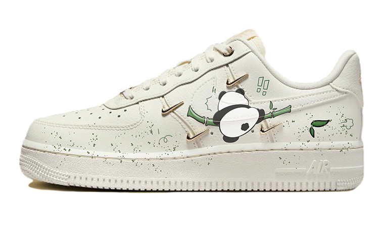 Order (W) [Zapatillas Personalizadas] Nike Air Force 1 Low 'Panda Perezoso' FV3654-111(Team10-攀爬熊猫)