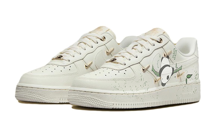 Shop (W) [Zapatillas Personalizadas] Nike Air Force 1 Low 'Panda Perezoso' FV3654-111(Team10-攀爬熊猫)