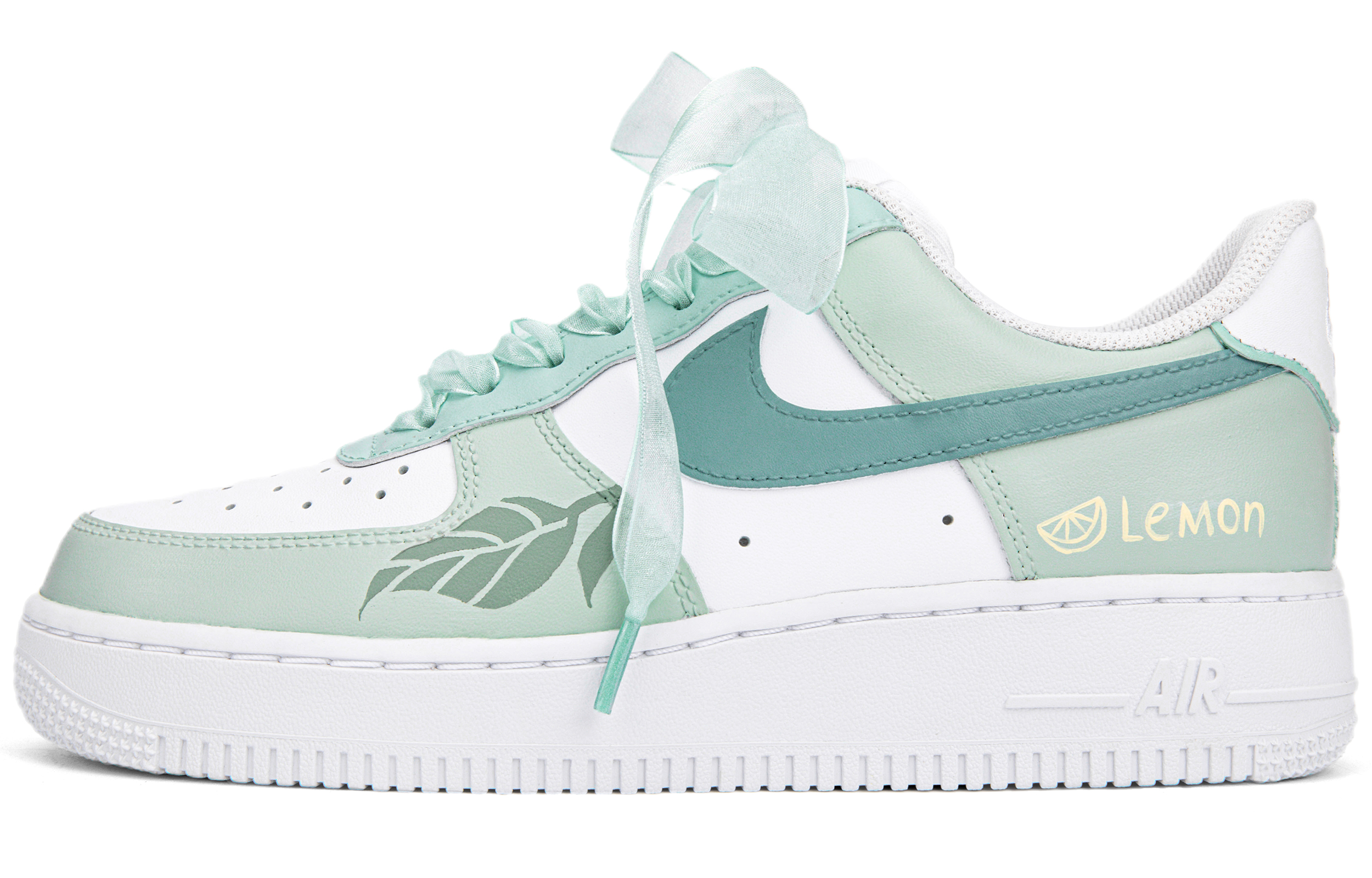 Buy (W) [Kasut Tersuai] Nike Air Force 1 Rendah 'Lemon Tree' DD8959-100(Team18-AF1绿色柠檬树)
