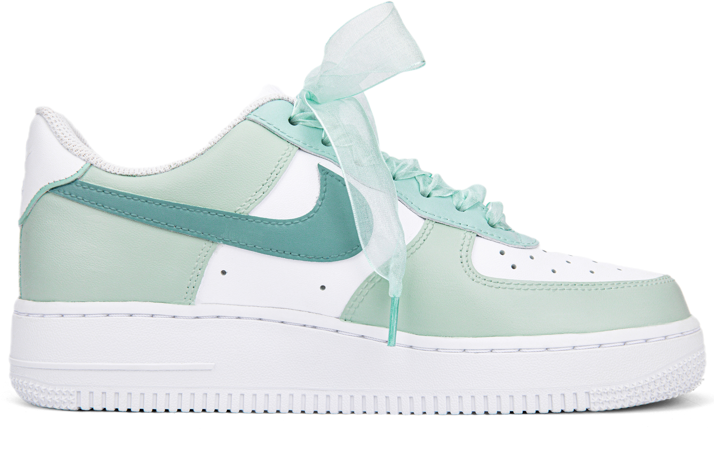 Order (W) [Kasut Tersuai] Nike Air Force 1 Rendah 'Lemon Tree' DD8959-100(Team18-AF1绿色柠檬树)