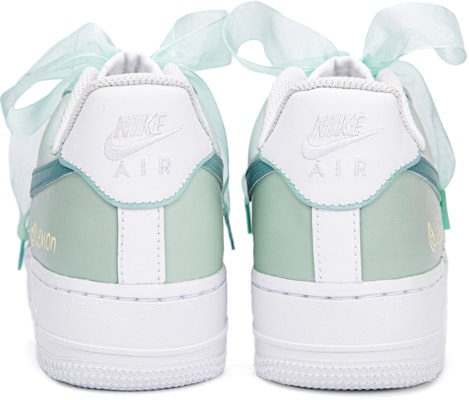 【定製球鞋】 Nike Air Force 1 Low 空軍一號 手繪噴繪 清新檸檬樹 歐根紗鞋帶 流行百搭 低筒 板鞋 女款 白綠 Shop 【定製球鞋】 Nike Air Force 1 Low 空軍一號 手繪噴繪 清新檸檬樹 歐根紗鞋帶 流行百搭 低筒 板鞋 女款 白綠