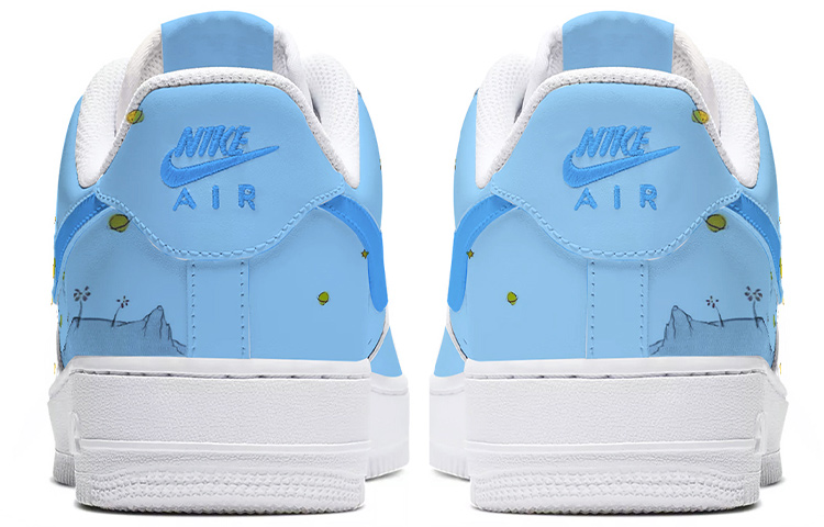 Shop (W) [カスタムシューズ] (女性) ナイキ エアフォース1 ロー 'リトルプリンス青と白' 314192-117(TeamE-第五期女款小王子喷绘蓝白)
