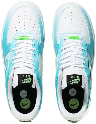 【訂製球鞋】Nike Air Force 1 Low 龍泉玉露茶 清新雅緻 防滑輕便 低筒 球鞋 女款 白藍綠 Shop 【訂製球鞋】Nike Air Force 1 Low 龍泉玉露茶 清新雅緻 防滑輕便 低筒 球鞋 女款 白藍綠