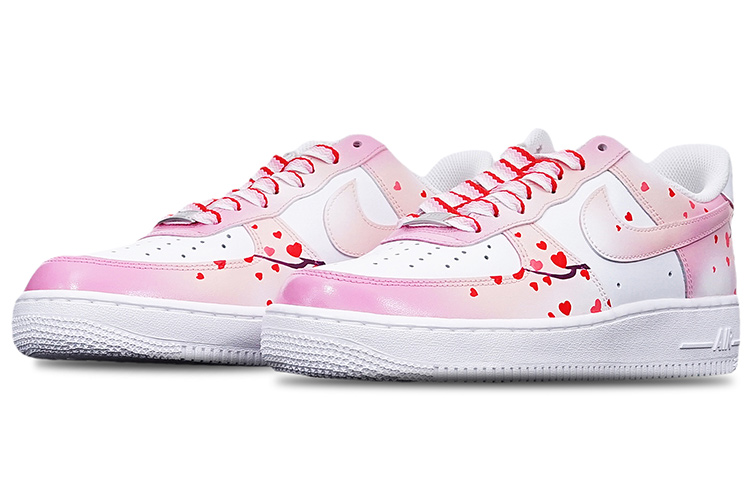 Lookbook (W) [定制鞋款] 耐克空军一号低帮'爱树情人节'限量版 DD8959-100(TeamT-女款爱心树S-BOX)