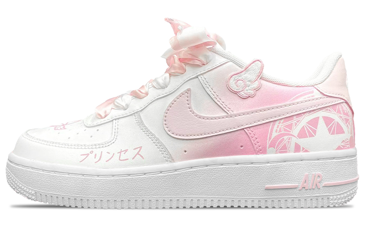 Buy 【定制球鞋】Nike Air Force 1 Low 07 空軍一號 噴繪 魔法少女 女神專屬定制 低幫 板鞋 女款 粉白