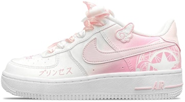 【定制球鞋】Nike Air Force 1 Low 07 空軍一號 噴繪 魔法少女 女神專屬定制 低幫 板鞋 女款 粉白 Buy 【定制球鞋】Nike Air Force 1 Low 07 空軍一號 噴繪 魔法少女 女神專屬定制 低幫 板鞋 女款 粉白