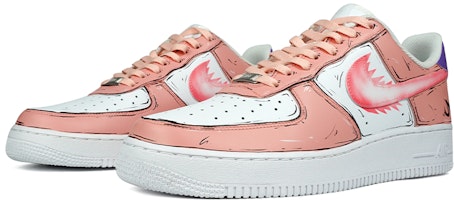 【定製球鞋】 Nike Air Force 1 Low 空軍一號 七龍珠 魔人布歐 動漫主題定製 耐磨防滑 低筒 板鞋 女款 粉 Lookbook 【定製球鞋】 Nike Air Force 1 Low 空軍一號 七龍珠 魔人布歐 動漫主題定製 耐磨防滑 低筒 板鞋 女款 粉