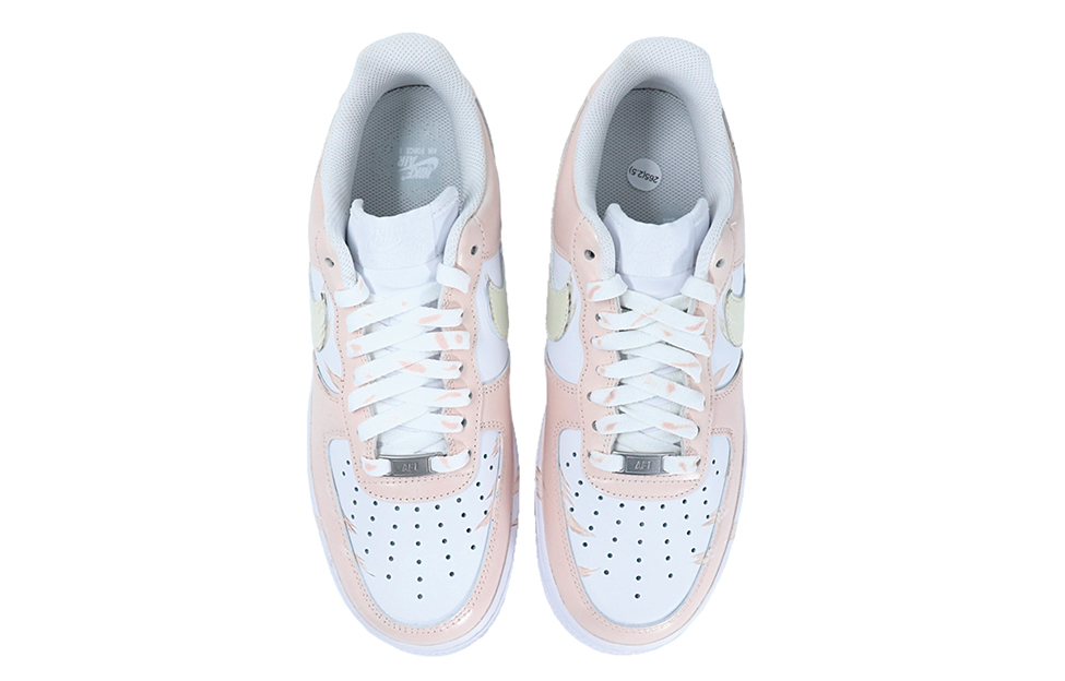 Shop (W) [Sepatu Custom] Nike Air Force 1 Low 'Daun Maple Merah' DD8959-100(Team25-羽毛)