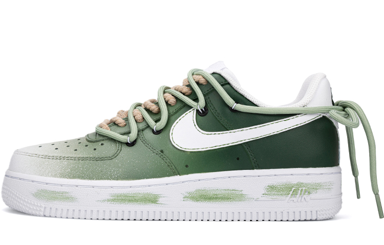 [Custom Shoes] (W) Nike Air Force 1 Low 'Matcha Frappuccino Graffiti'