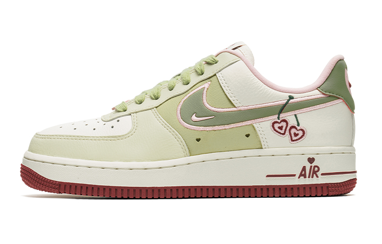 [Custom Shoes] (W) Nike Air Force 1 Low 'Matcha Cherry'