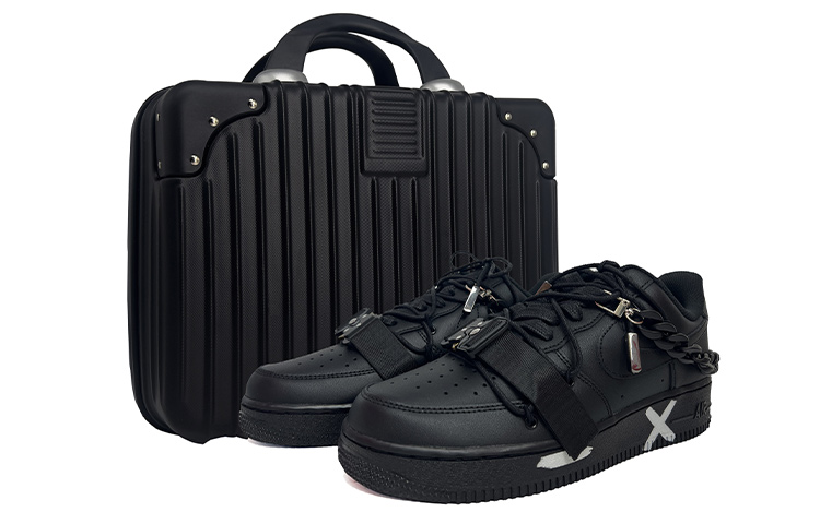 [Custom Shoes] (W) Nike Air Force 1 Low 'Matte Deconstructed Dark Vibe Graffiti'