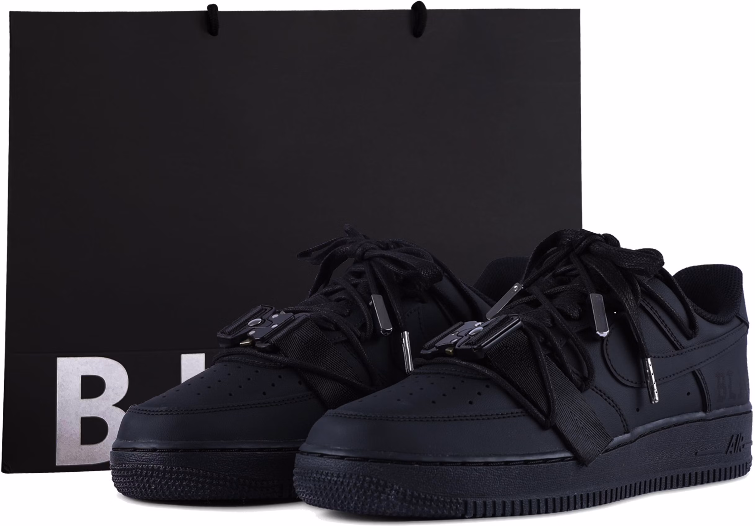 custom-shoes-women-nike-air-force-1-low-matte-black
