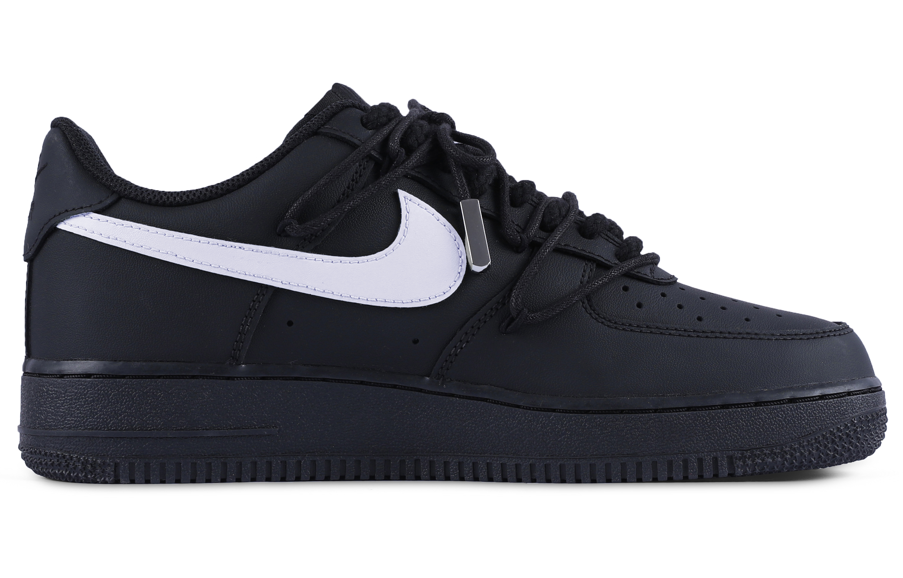 Order (W) [Zapatos Personalizados] Nike Air Force 1 Low 'Negro Mate Blanco' DD8959-001(Team55-哑光黑白贰)