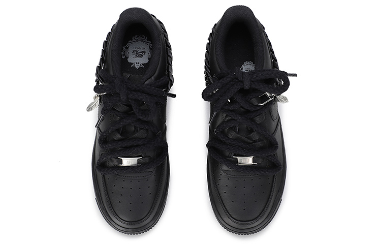 Shop (W) Zapatillas Nike Air Force 1 Low 'Negro Plateado Mate Deconstruido' DD8959-001(Team6-解构黑S-BOX)