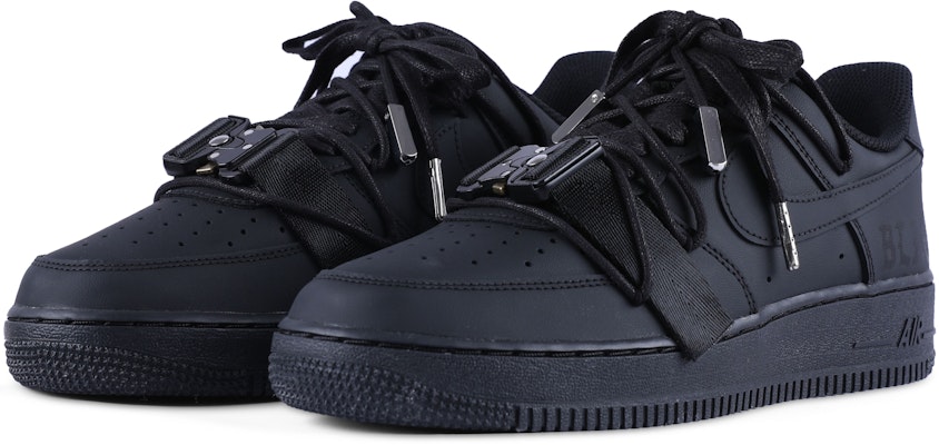 【客製化球鞋】Nike Air Force 1 Low 空軍一號 黑武士 暗黑系 無光澤 低筒 運動鞋 女款 純黑 Shop 【客製化球鞋】Nike Air Force 1 Low 空軍一號 黑武士 暗黑系 無光澤 低筒 運動鞋 女款 純黑