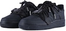 Shop 【客製化球鞋】Nike Air Force 1 Low 空軍一號 黑武士 暗黑系 無光澤 低筒 運動鞋 女款 純黑